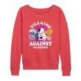 thumbnail image 1 of Disney Villians - De Vil, Ursela, Queen Grimhilde - Villians Against Valentines - Women's Lightweight Pullover, 1 of 1