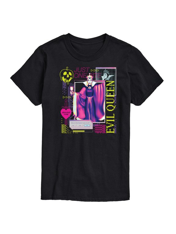 - Evil Queen Vapor Wave Men's Short Sleeve Graphic T-Shirt