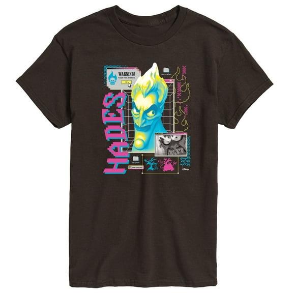 Disney Villians - Hades Vapor Wave - Men's Short Sleeve Graphic T-Shirt