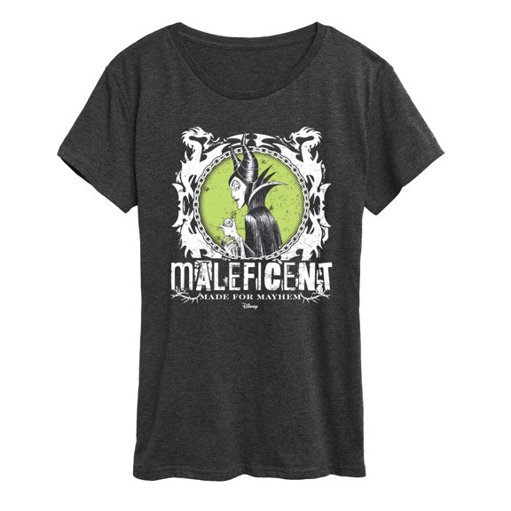 Disney Villians - Maleficent Punk - Women's Short Sleeve Graphic T-Shirt