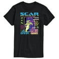 thumbnail image 1 of Disney Villians - Scar Vapor Wave - Men's Short Sleeve Graphic T-Shirt, 1 of 4