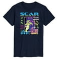 thumbnail image 1 of Disney Villians - Scar Vapor Wave - Men's Short Sleeve Graphic T-Shirt, 1 of 4
