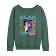 thumbnail image 1 of Disney Villians - Scar Vapor Wave - Women's French Terry Pullover Sweatshirt, 1 of 4
