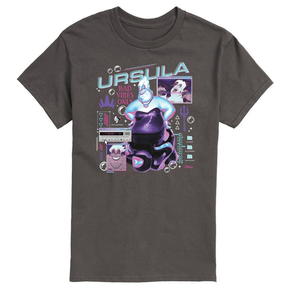 Disney Villians - Ursula Computer Pop Up - Men's Short Sleeve Graphic T-Shirt