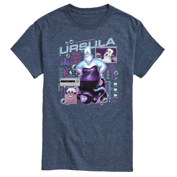 Disney Villians - Ursula Computer Pop Up - Men's Short Sleeve Graphic T-Shirt