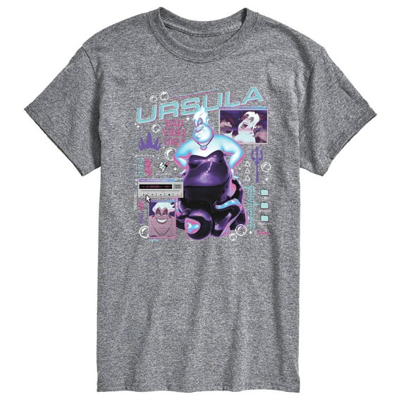 Disney Villians - Ursula Computer Pop Up - Men's Short Sleeve Graphic T-Shirt
