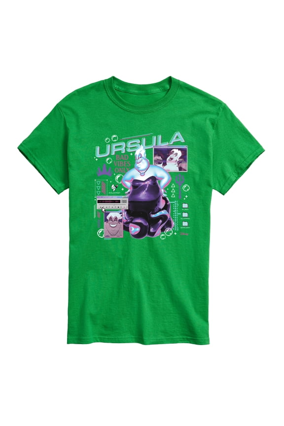 Villians - Ursula Computer Pop Up - Men's Short Sleeve Graphic T-Shirt