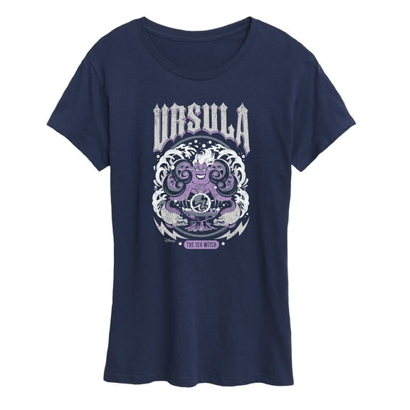 Disney Villians - Ursula The Sea Witch - Women's Short Sleeve Graphic T-Shirt