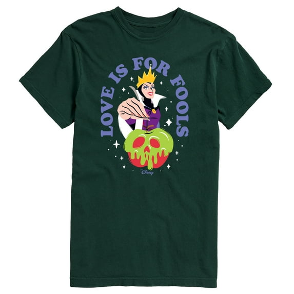 Disney Villians - Valentine's Day - Love Is For Fools - Men's Short Sleeve Graphic T-Shirt
