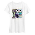 thumbnail image 1 of Disney Villians - Villians Group Vapor Wave - Women's Short Sleeve Graphic T-Shirt, 1 of 4
