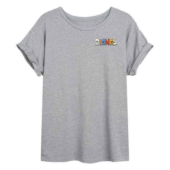 Disney - Vintage Disney Characters -Womens Oversized Graphic T-Shirt