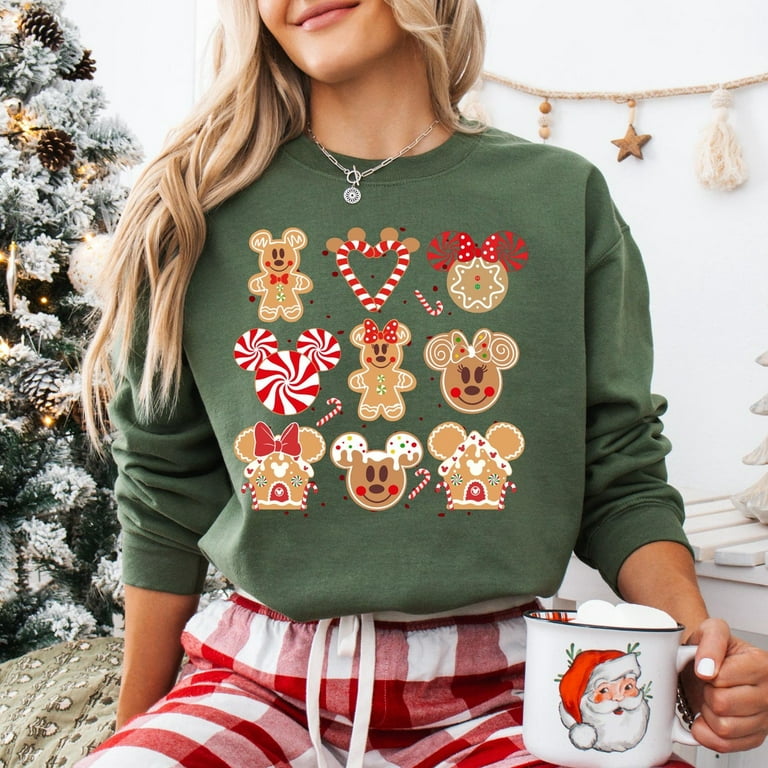 Disney Vintage Disney Gingerbread Holiday Sweatshirt, Mickey
