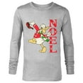 thumbnail image 1 of Disney Vintage Donald Duck Noel Holiday - Long Sleeve T-Shirt for Men - Customized-Athletic Heather, 1 of 5