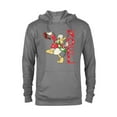 thumbnail image 1 of Disney Vintage Donald Duck Noel Holiday - Pullover Hoodie for Adults - Customized-Athletic Heather, 1 of 5