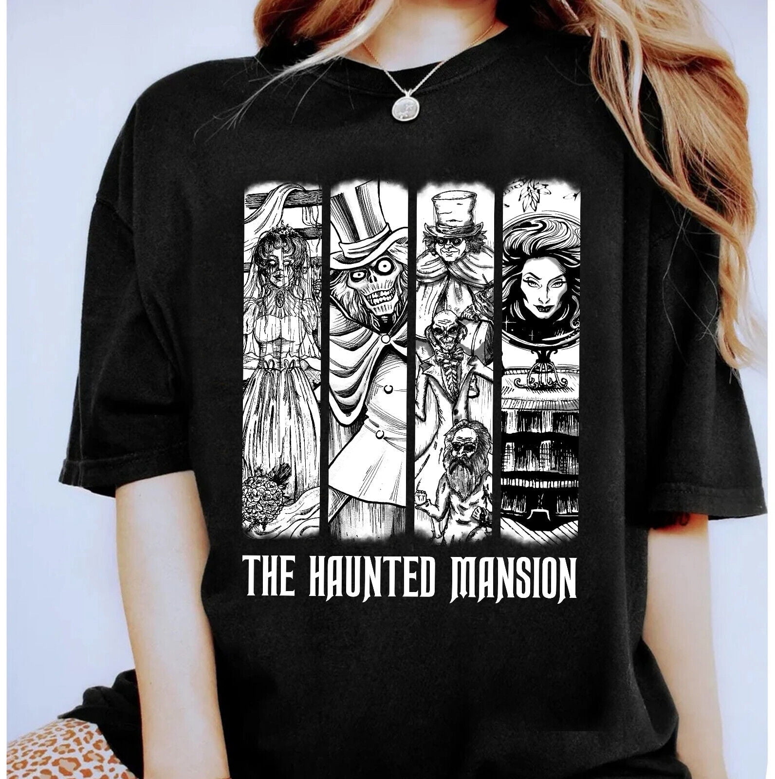 Beware Of Hitchhiking Ghosts T-Shirt - Unisex Haunted Mansion & Tower Of Terror Halloween Shirt