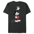 thumbnail image 1 of Disney Vintage Mickey Mouse Hey There - Short Sleeve Blended T-Shirt for Adults - Customized-Dark Heather, 1 of 5