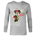 thumbnail image 1 of Disney Vintage Minnie Mouse Christmas - Long Sleeve T-Shirt for Men -Customized-Athletic Heather, 1 of 5