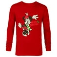 thumbnail image 1 of Disney Vintage Minnie Mouse Christmas - Long Sleeve T-Shirt for Men -Customized-New Red, 1 of 5