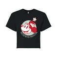 thumbnail image 1 of Disney - Vintage Minnie Mouse - Juniors Cropped Cotton Blend T-Shirt, 1 of 5