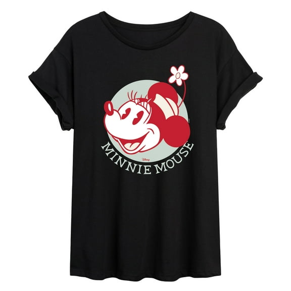 Disney - Vintage Minnie Mouse - Juniors Ideal Flowy Muscle T-Shirt