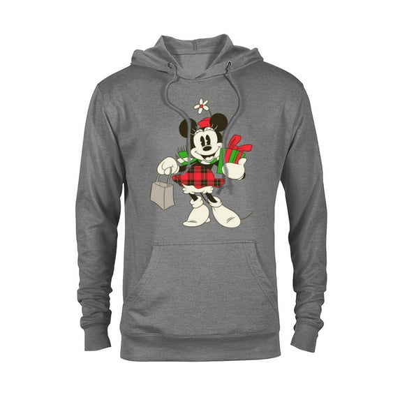 Disney Vintage Minnie Mouse Retro Holiday - Pullover Hoodie for Adults - Customized-Athletic Heather