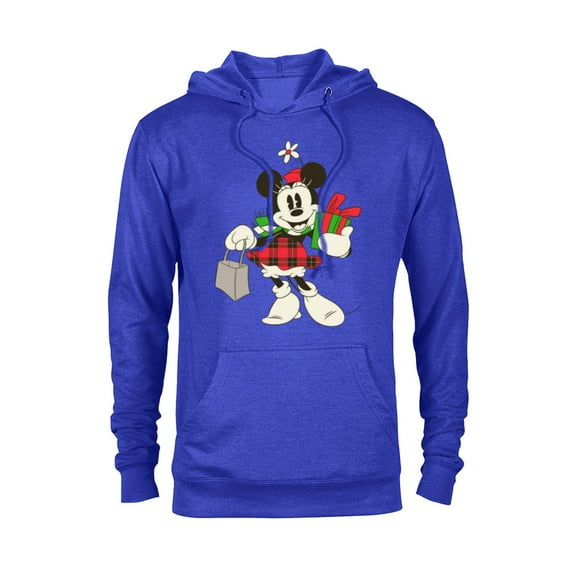 Disney Vintage Minnie Mouse Retro Holiday - Pullover Hoodie for Adults - Customized-Royal