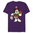 thumbnail image 1 of Disney Vintage Minnie Mouse Retro Holiday - Short Sleeve Blended T-Shirt for Adults - Customized-Purple, 1 of 5