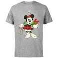 thumbnail image 1 of Disney Vintage Minnie Mouse Retro Holiday - Short Sleeve Cotton T-Shirt for Adults - Customized-Athletic Heather, 1 of 5