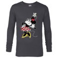 thumbnail image 1 of Disney Vintage Minnie Mouse Strikes a Pose - Long Sleeve T-Shirt for Men - Customized-Charcoal Heather, 1 of 5
