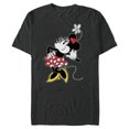 thumbnail image 1 of Disney Vintage Minnie Mouse Strikes a Pose - Short Sleeve Blended T-Shirt for Adults - Customized-Dark Heather, 1 of 5