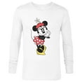 thumbnail image 1 of Disney Vintage Minnie Mouse Sweetheart Pose - Long Sleeve T-Shirt for Men - Customized-White, 1 of 5
