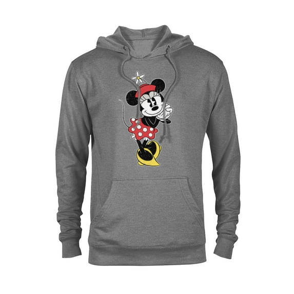 Disney Vintage Minnie Mouse Sweetheart Pose - Pullover Hoodie for Adults - Customized-Athletic Heather