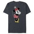 thumbnail image 1 of Disney Vintage Minnie Mouse Sweetheart Pose - Short Sleeve Blended T-Shirt for Adults - Customized-Navy Heather, 1 of 5