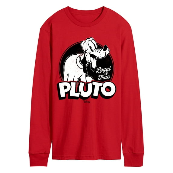 Disney - Vintage Pluto - Men's Long Sleeve Graphic T-Shirt