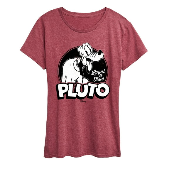 Disney - Vintage Pluto - Women's Short Sleeve Graphic T-Shirt