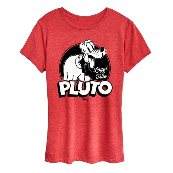 Disney - Vintage Pluto - Women's Short Sleeve Graphic T-Shirt