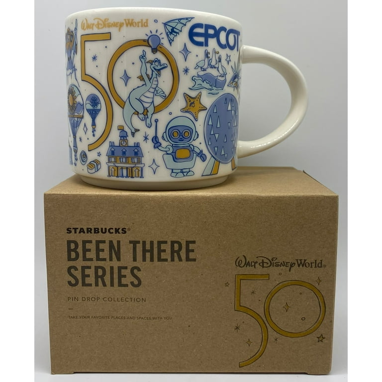 Disney WDW 50th Celebration Starbucks Been There Epcot Mug Figment