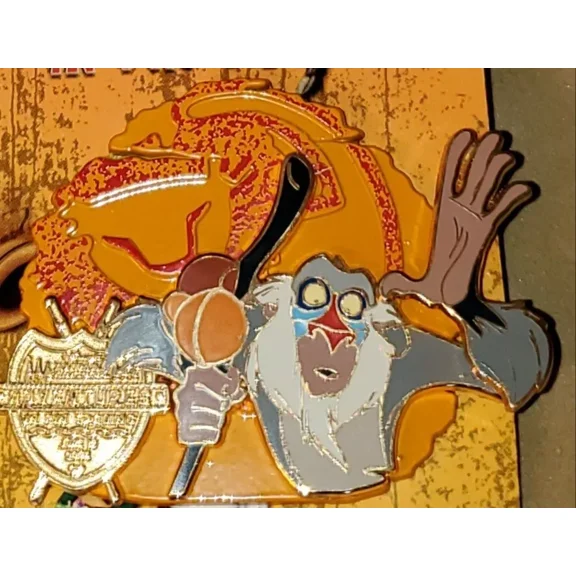 Disney WDW Animal Kingdom Adventures in Pin Trading Rafiki and Simba LE 500 Pin