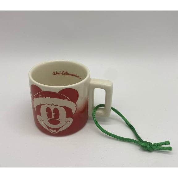Disney Parks 2022 Happy Holidays Christmas Mickey Mouse Ornament Mug Starbucks