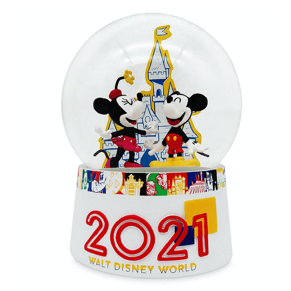 Disney WDW Mickey and Friends Water Globe 2021 New with Box