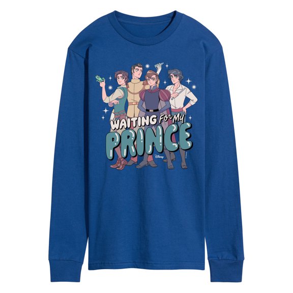 Disney - Waiting For My Prince - Men's Long Sleeve Graphic T-Shirt