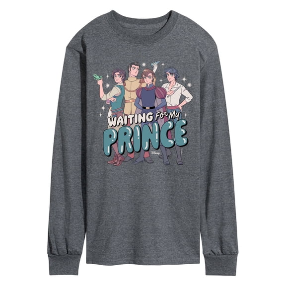 Disney - Waiting For My Prince - Men's Long Sleeve Graphic T-Shirt