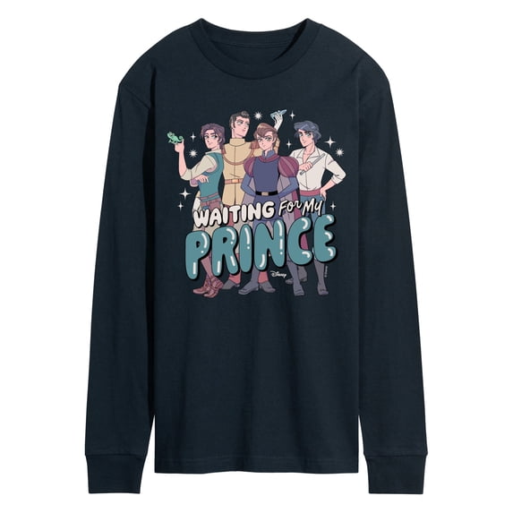 Disney - Waiting For My Prince - Men's Long Sleeve Graphic T-Shirt