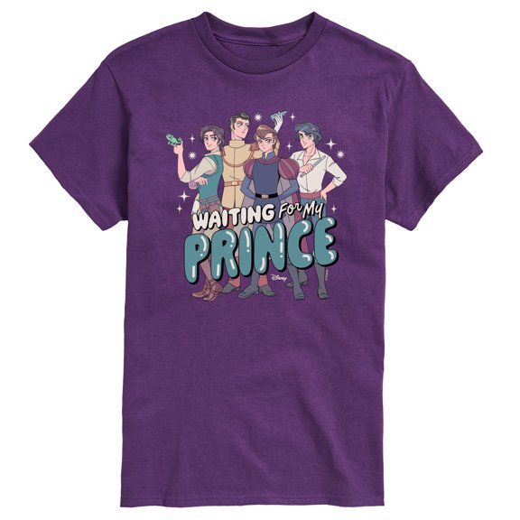 Disney - Waiting For My Prince - Men's Short Sleeve Graphic T-Shirt