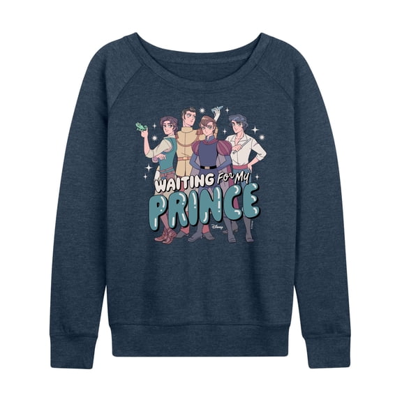Disney - Waiting For My Prince - Women's French Terry Long Sleeve Pullover