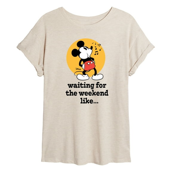 Disney - Waiting For The Weekend - Juniors Ideal T-Shirt