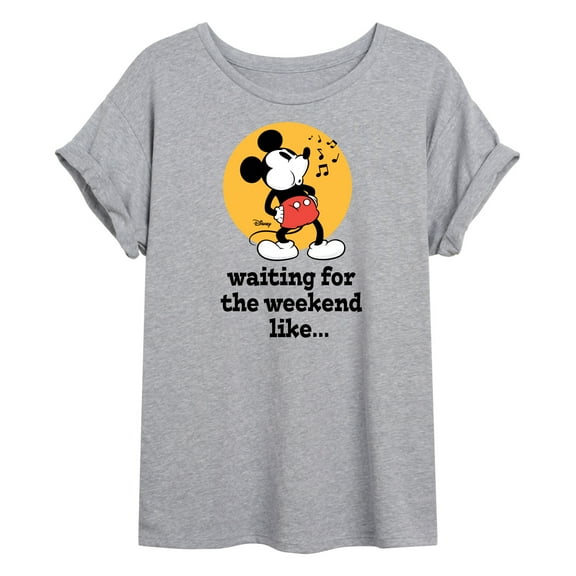 Disney - Waiting For The Weekend - Women's Oversized T-Shirt