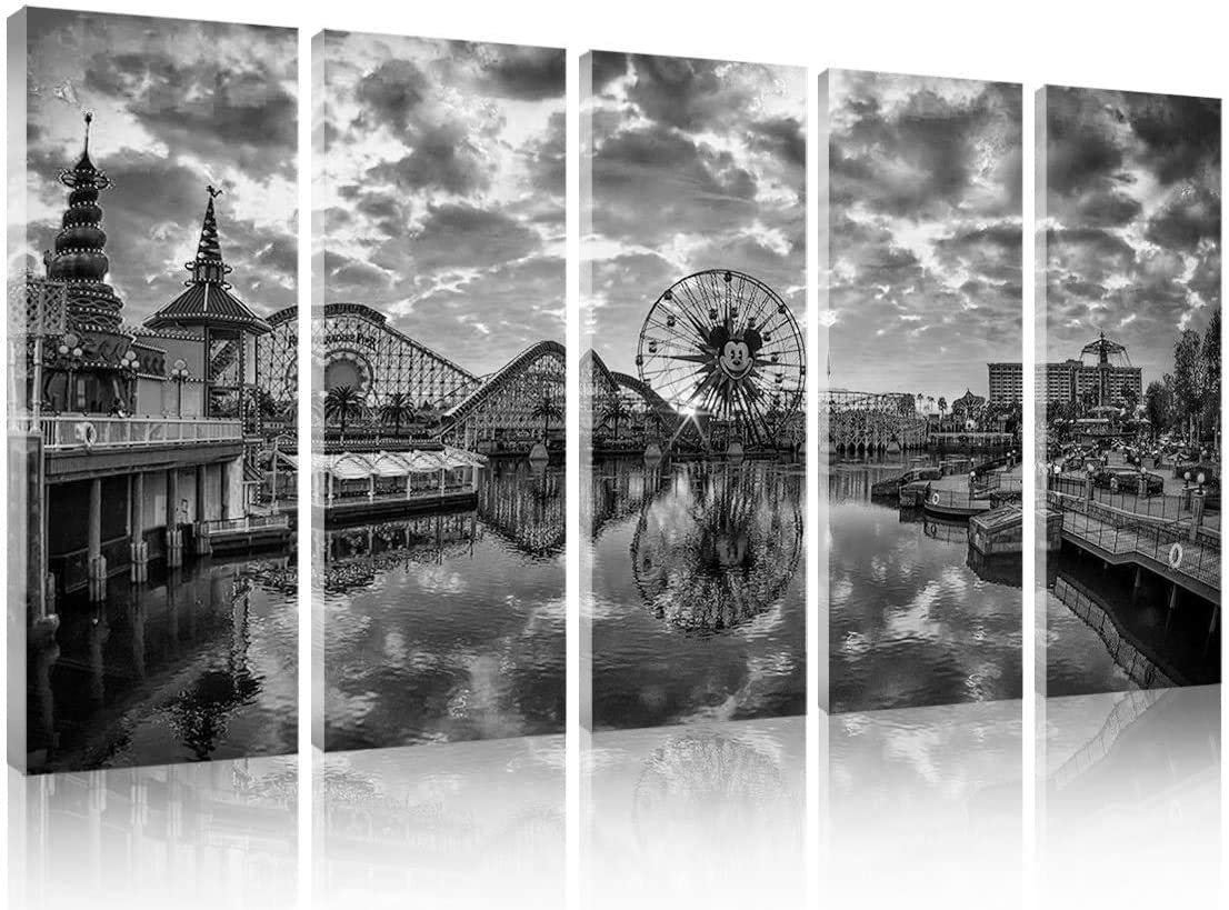 Disney Wall Art for Living Room Disneyland Canvas Wall Decor Bedroom