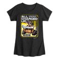 thumbnail image 1 of Disney Wall-E - All Charged Up - Toddler & Youth Girls Short Sleeve Graphic T-Shirt, 1 of 5