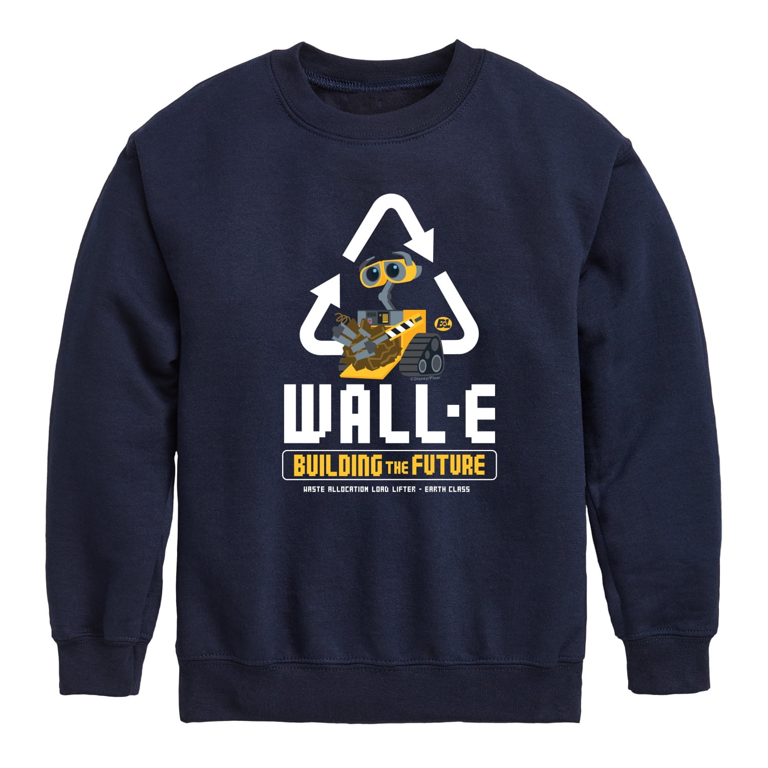 Disney Wall-E - Building Future Recycle - Toddler & Youth Crewneck ...